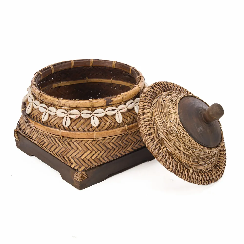 Laundry baskets - The Treasure Box - Natural Brown - BAZAR BIZAR LIVING