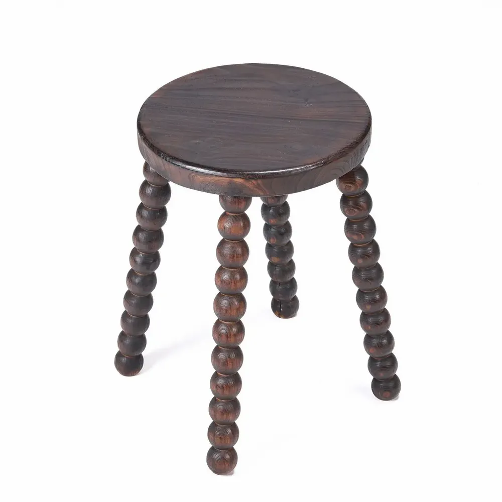 Stools - The Dango Stool - Dark Walnut - BAZAR BIZAR LIVING