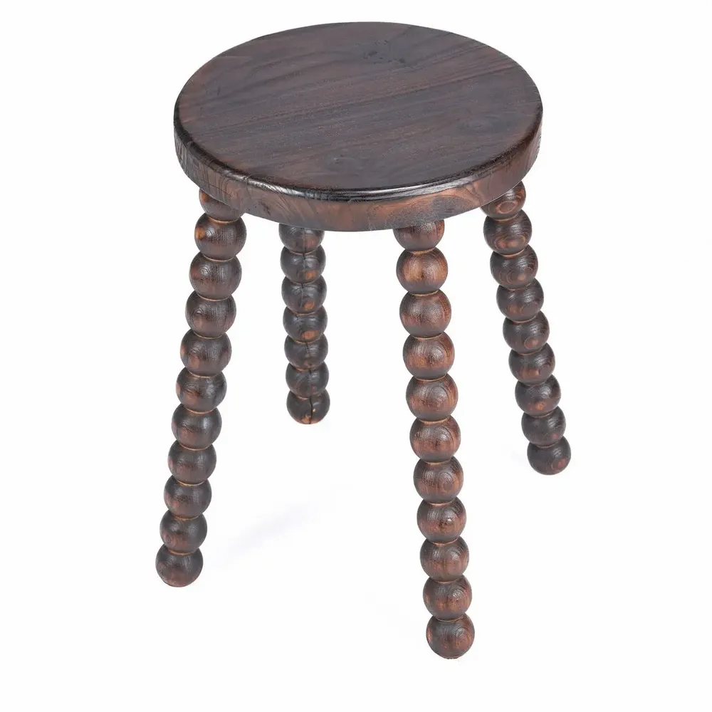 Stools - The Dango Stool - Dark Walnut - BAZAR BIZAR LIVING