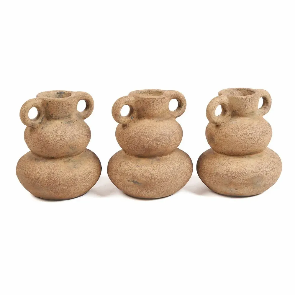 Vases - Le Vase Earthen Balance - Sable - S - BAZAR BIZAR LIVING