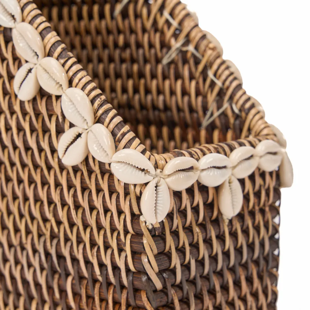 Organizer - The Shell Edge Organizer - Natural Brown - BAZAR BIZAR LIVING