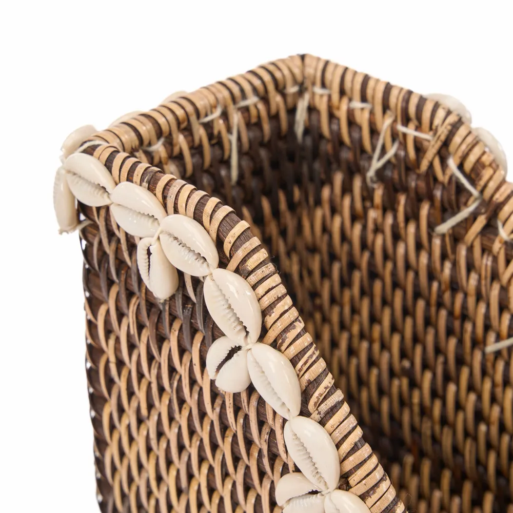 Organizer - The Shell Edge Organizer - Natural Brown - BAZAR BIZAR LIVING