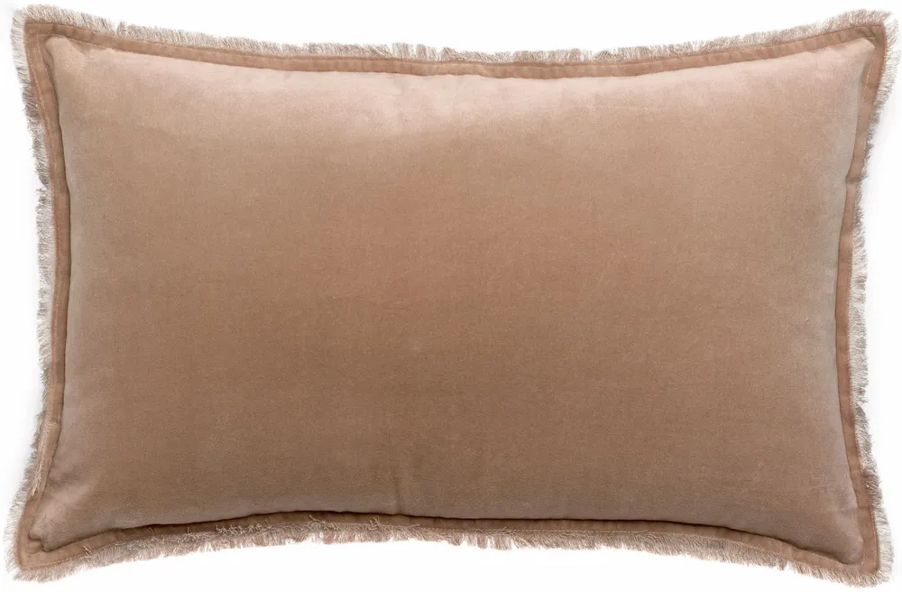 Cushions - Plain Cushion Fara Taupe 40 X 65 - MAISON VIVARAISE - SDE VIVARAISE WINKLER