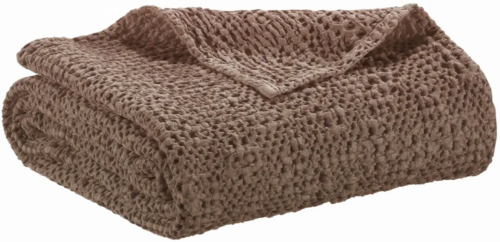 Plaids - Plaid Tana Café 140 x 200 - MAISON VIVARAISE - SDE VIVARAISE WINKLER