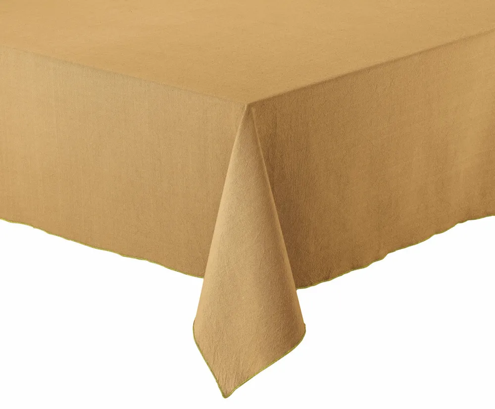 Nappes - Nappe recyclée Grace Cannelle 170 x 300 - MAISON VIVARAISE - SDE VIVARAISE WINKLER