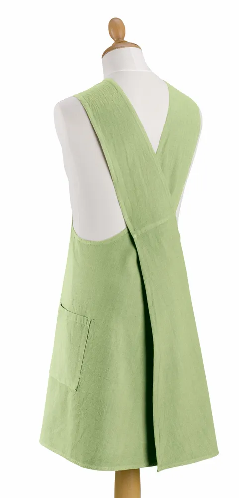 Aprons - Recycled Japanese kitchen apron Haru Amande 78 X 100 - MAISON VIVARAISE - SDE VIVARAISE WINKLER