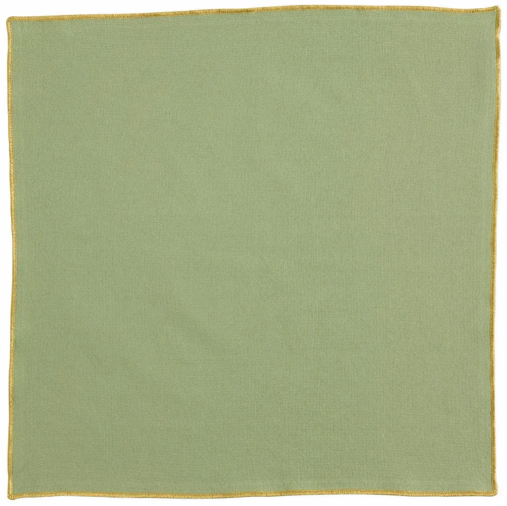 Serviettes - Serviette de table recyclée Grace Amande 40 x 40 - MAISON VIVARAISE - SDE VIVARAISE WINKLER