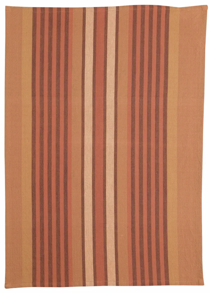 Torchons - Torchon recyclé Yuna Terracotta 50 x 70 - MAISON VIVARAISE - SDE VIVARAISE WINKLER