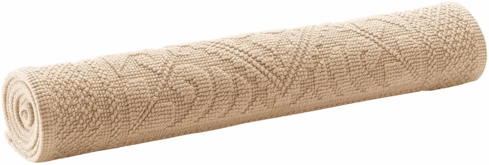 Autres linges de bain - Tapis de bain Enzo Poudre 54 x 110 - MAISON VIVARAISE - SDE VIVARAISE WINKLER