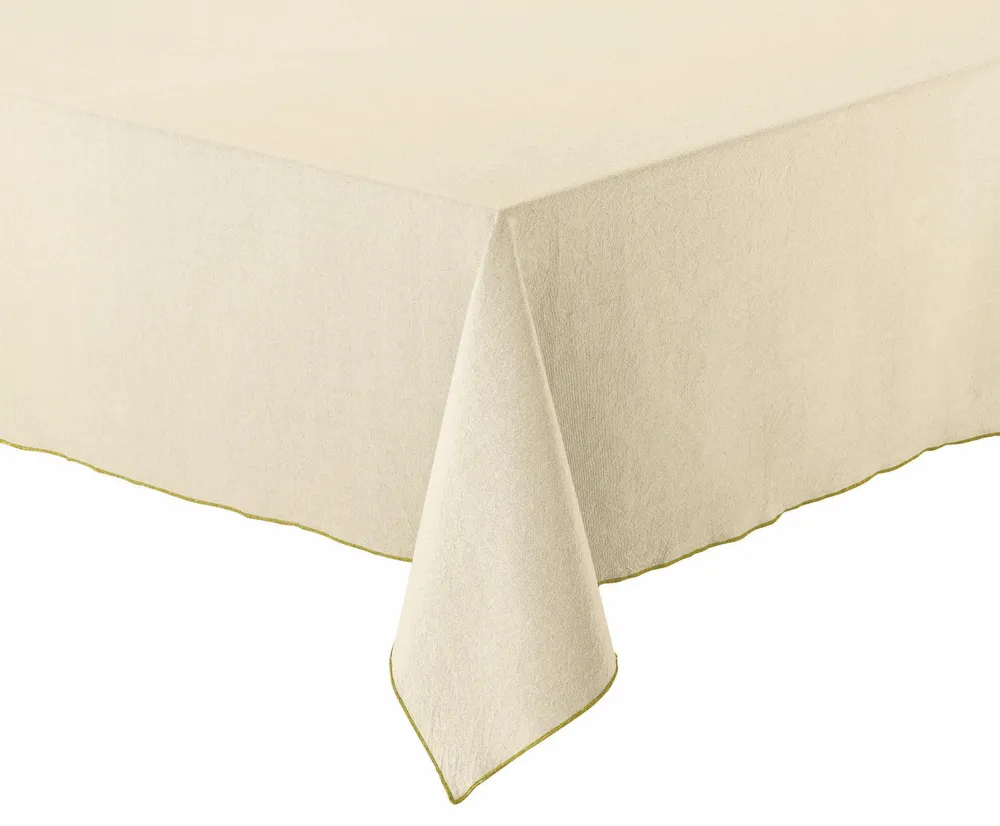 Nappes - Nappe recyclée Grace Ficelle 180 x 350 - MAISON VIVARAISE - SDE VIVARAISE WINKLER