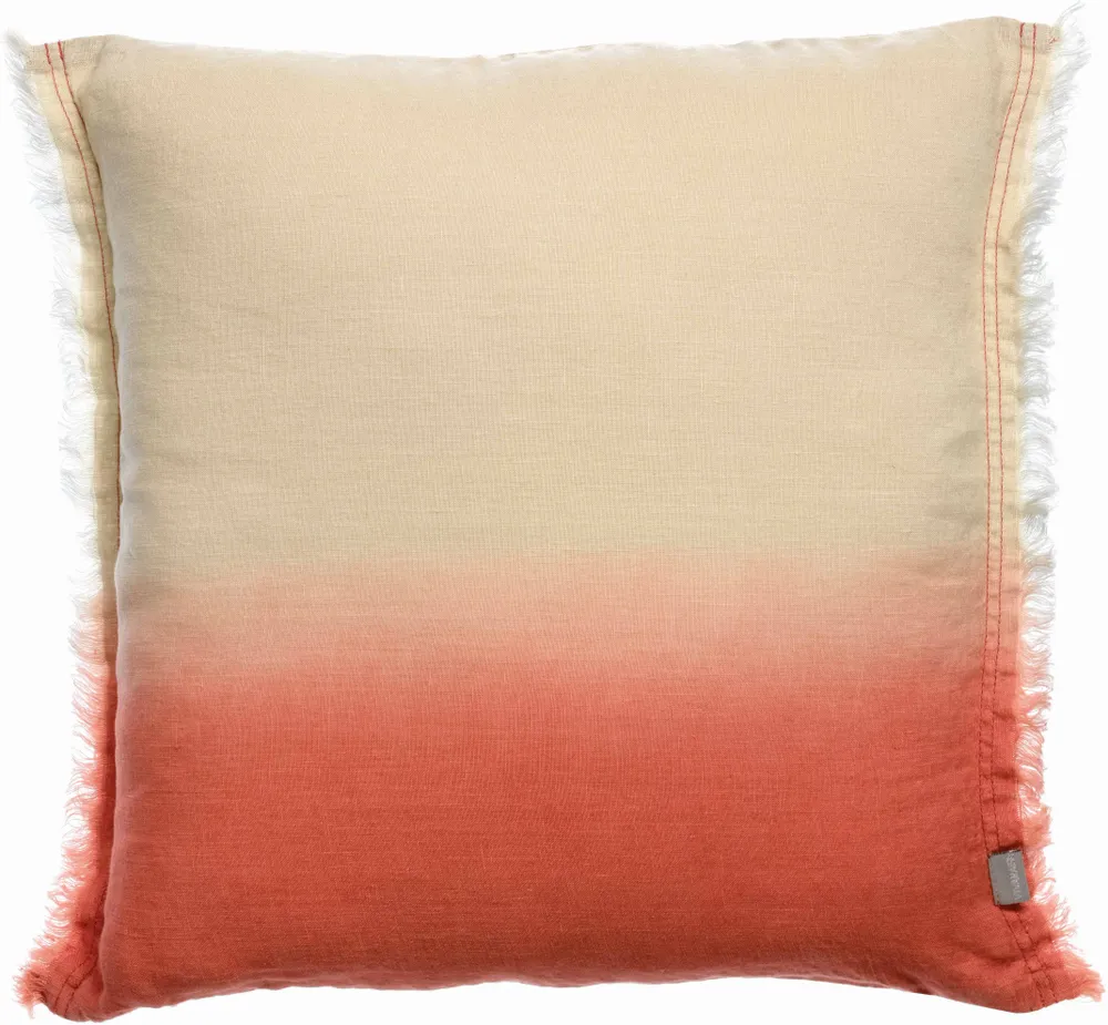 Coussins - Coussin Zeff Shade Pêche 45 x 45 - MAISON VIVARAISE - SDE VIVARAISE WINKLER