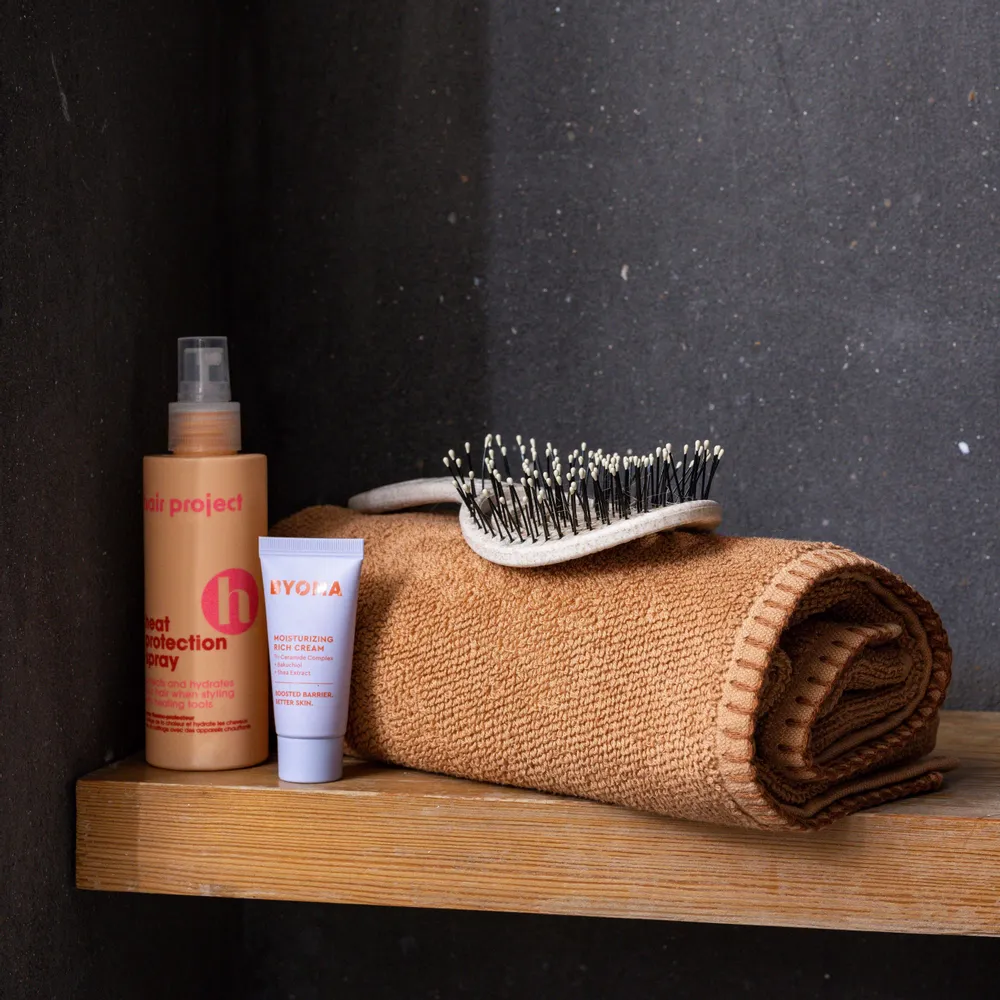 Serviettes de bain - Serviette invité Bora Cannelle 30 x 50 - MAISON VIVARAISE - SDE VIVARAISE WINKLER