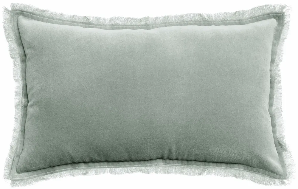 Cushions - Plain Fara Cushion Titane 30 X 50 - MAISON VIVARAISE - SDE VIVARAISE WINKLER