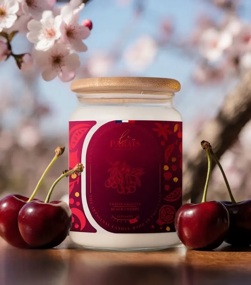Bougies - Bougie Parfumée Cerise Griotte - LE PARAÏS