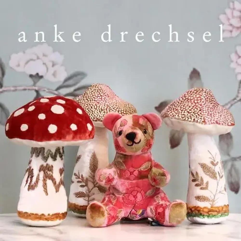 Decorative objects - Bear and Mushroom - ANKE DRECHSEL