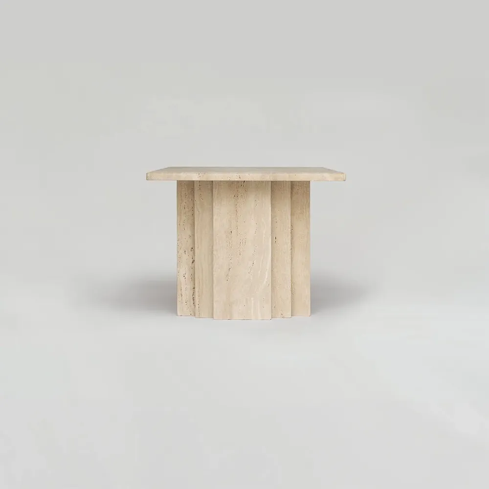Coffee tables - TRAVERTINE COFFEE TABLE 'BRUT' - KIWANO CONCEPT