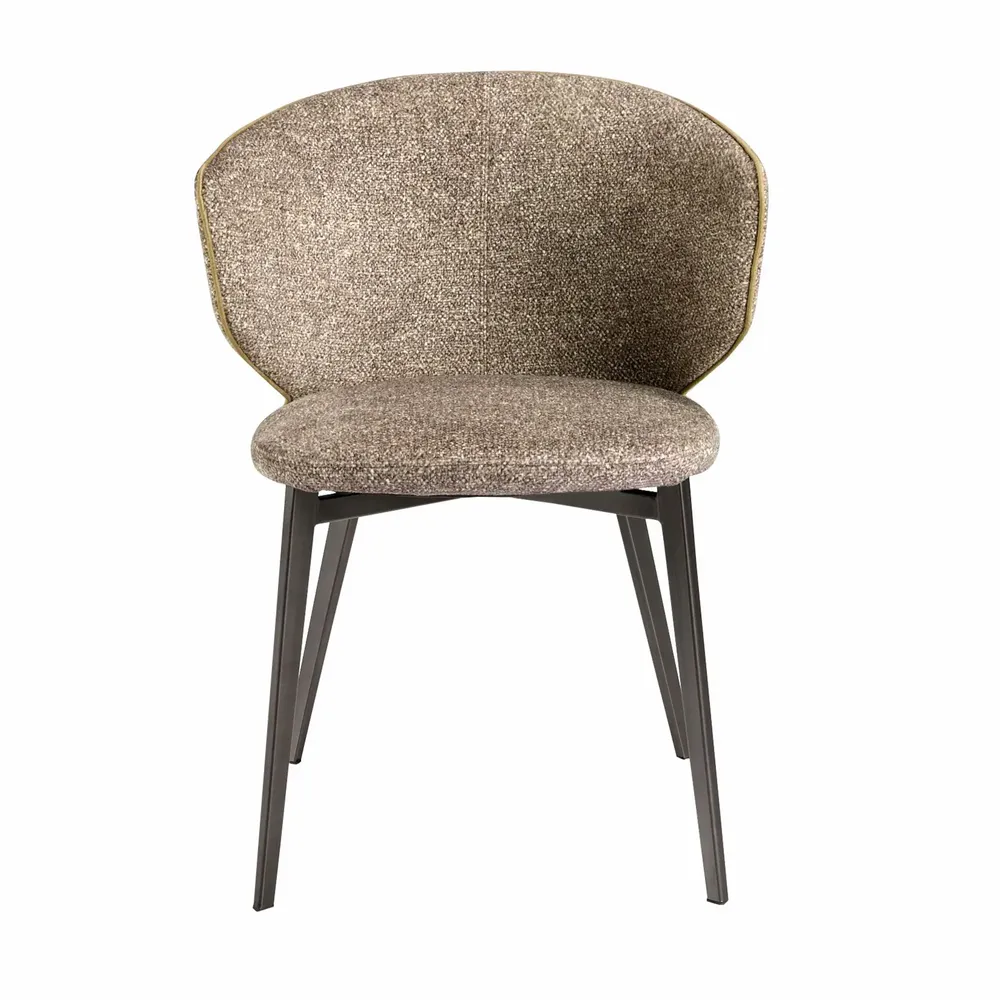 Chairs - Brown marbled fabric chair - ANGEL CERDÁ