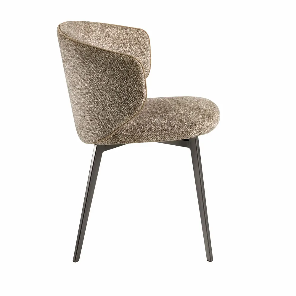 Chairs - Brown marbled fabric chair - ANGEL CERDÁ