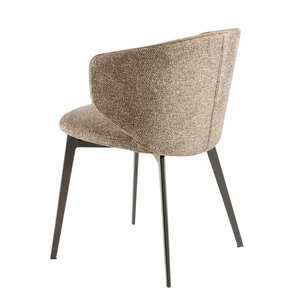 Chairs - Brown marbled fabric chair - ANGEL CERDÁ