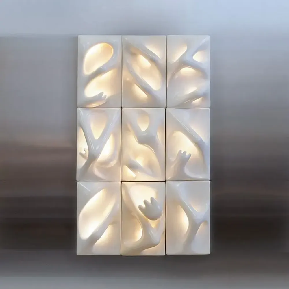 Appliques - Ensemble mural - White Noise - CLEMENCE MARS & THOMAS LELOUCH