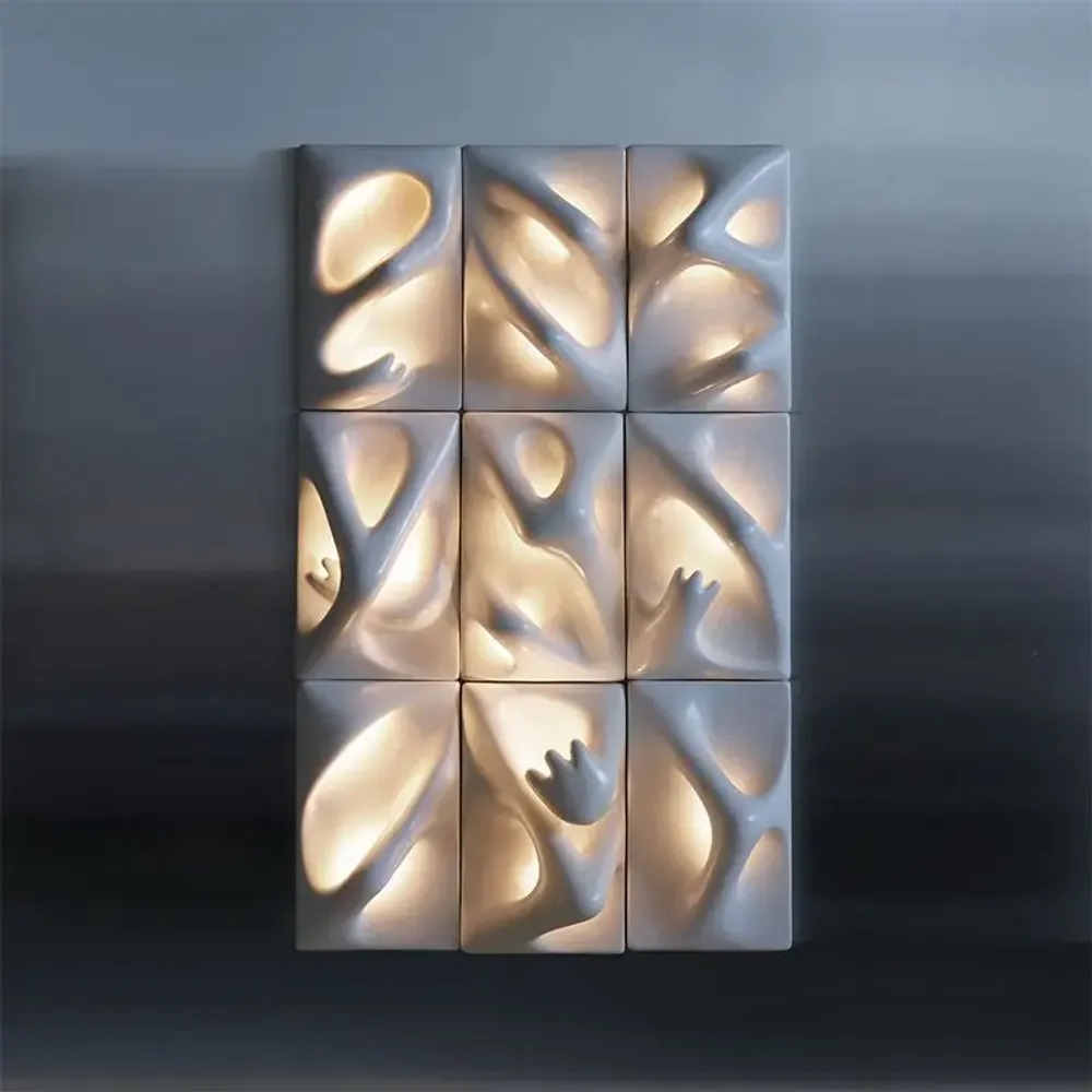 Appliques - Ensemble mural - White Noise - CLEMENCE MARS & THOMAS LELOUCH