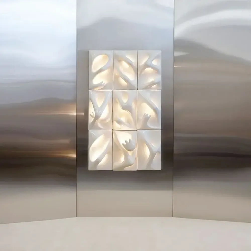 Appliques - Ensemble mural - White Noise - CLEMENCE MARS & THOMAS LELOUCH