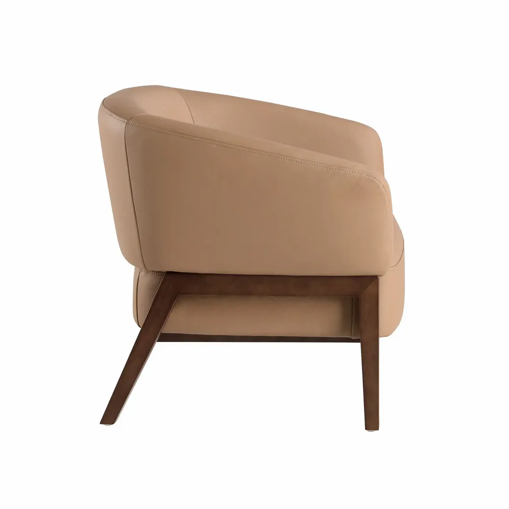 Armchairs - Brown leather armchair - ANGEL CERDÁ