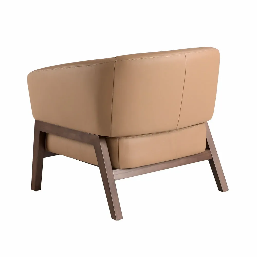 Armchairs - Brown leather armchair - ANGEL CERDÁ