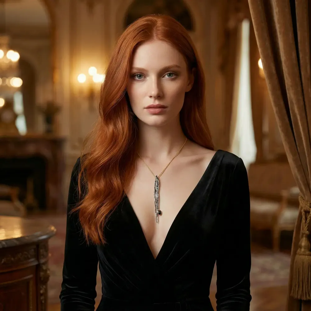 Jewelry - Weeping Willow Necklace - V UNIQUENESS FINE GREEK JEWELRY