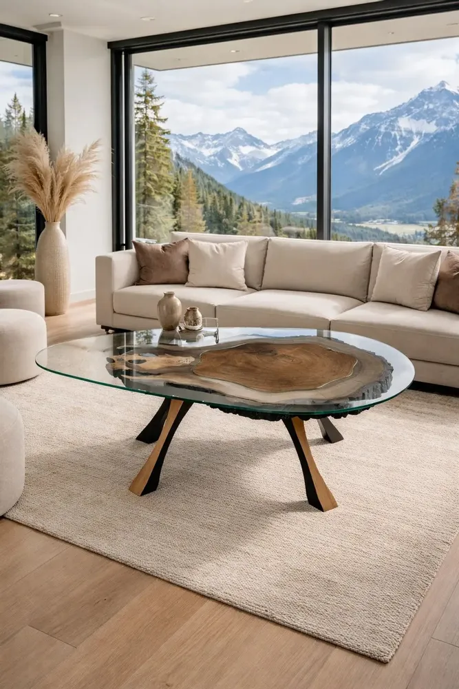 Pièces uniques - Table Basse Beetle - HERON DESIGN