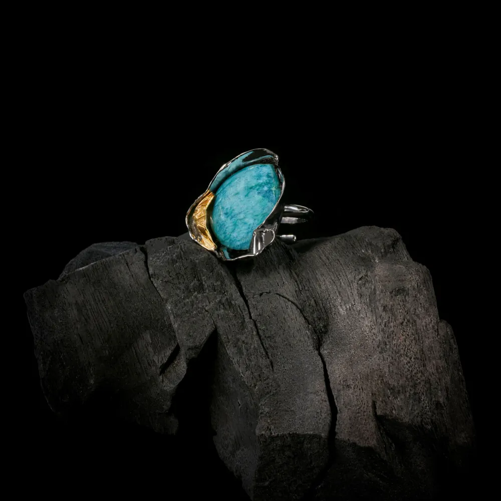 Jewelry - Geiranger Fiord Ring - V UNIQUENESS FINE GREEK JEWELRY