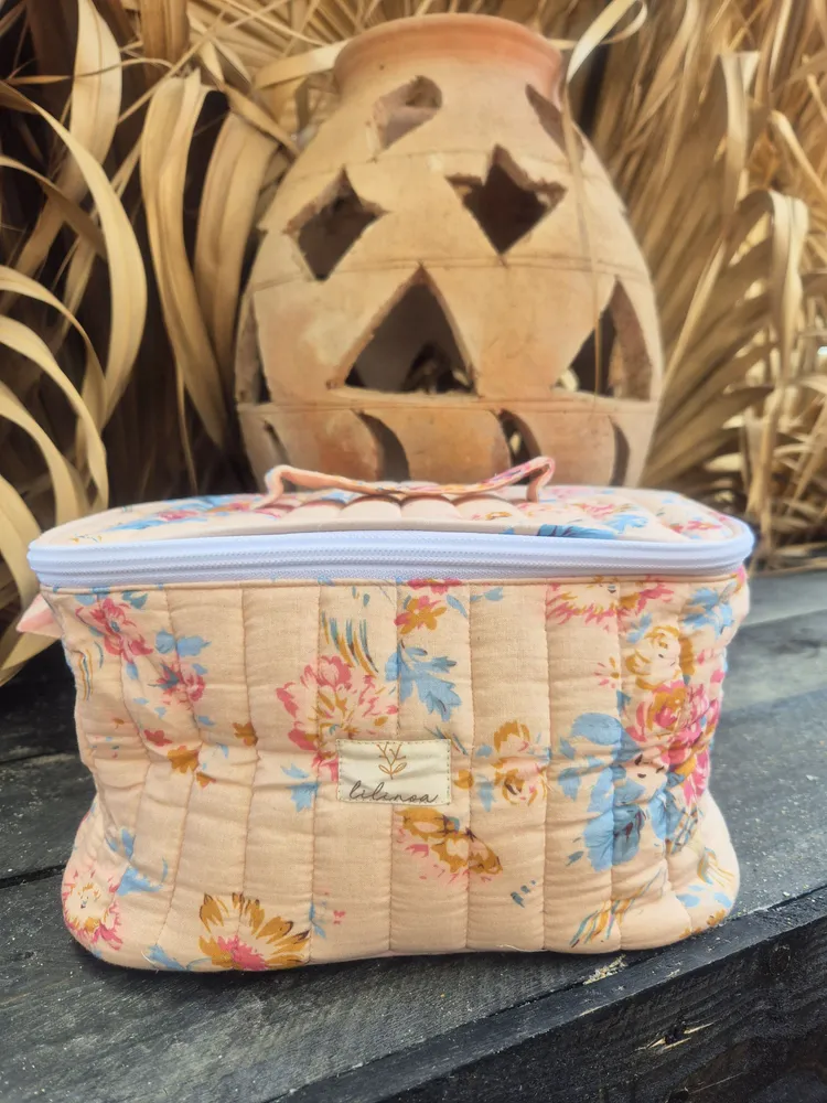 Bain pour enfant - Vanity imprimé fleuri - LILINOA