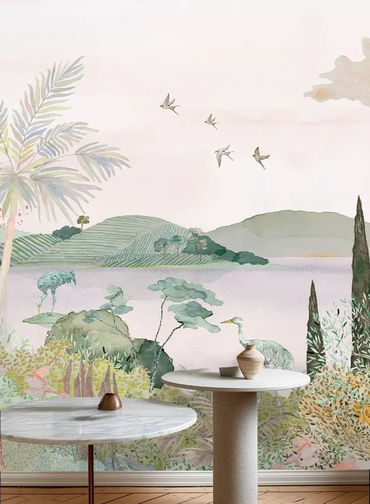 Papiers peints - Papier peint panoramique Laguna - KARIOKAS