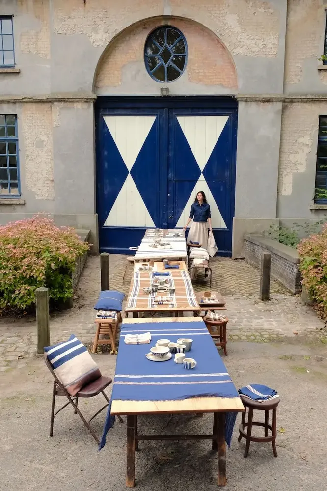 Table cloths - NOA pièces de lin and napkins - LIBECO HOME