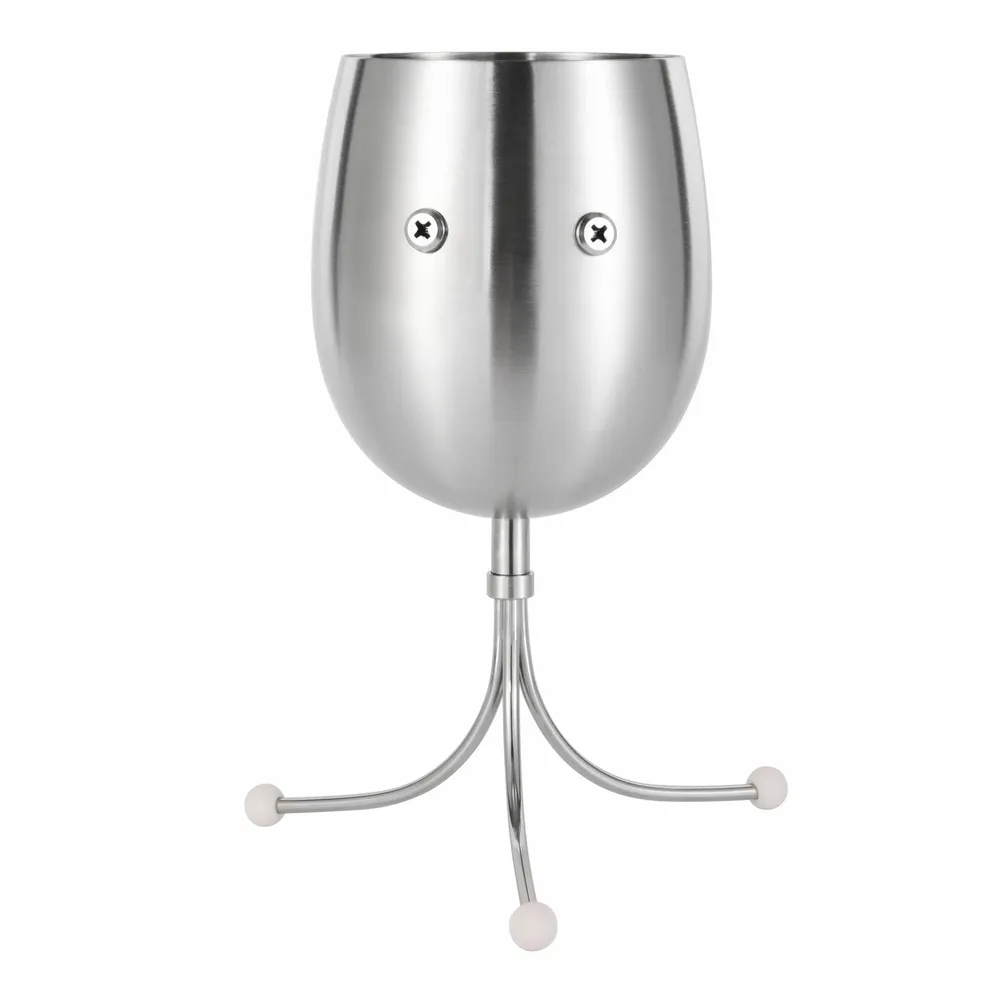 Verres - BIBI — Verre à vin en acier inoxydable - PALFORM