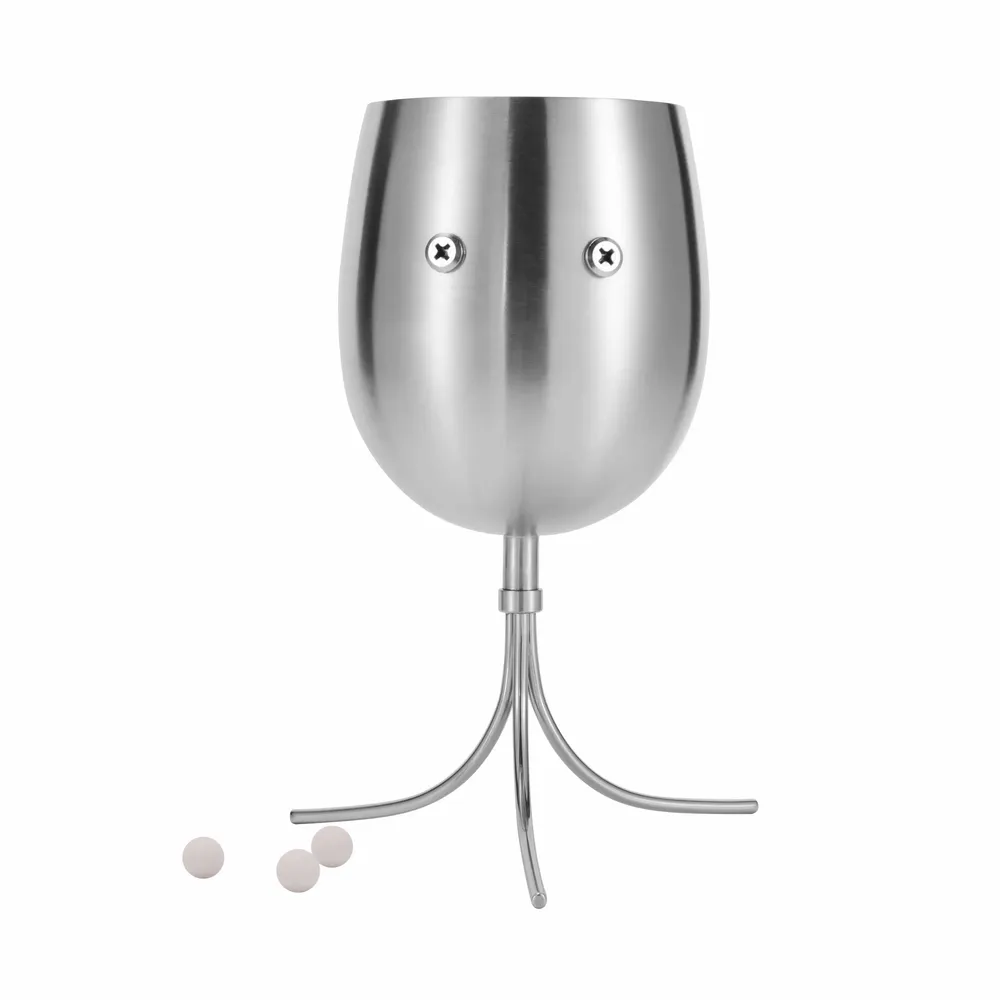 Verres - BIBI — Verre à vin en acier inoxydable - PALFORM