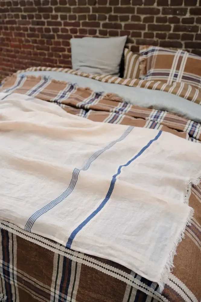Table cloths - ANDROS Pièces de lin and napkins - LIBECO HOME