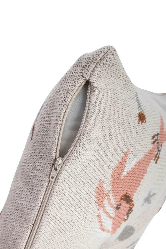 Children's bedrooms - Cushion cover and baby blanket WHALIO & GIRAFFE for children - TRANQUILLO