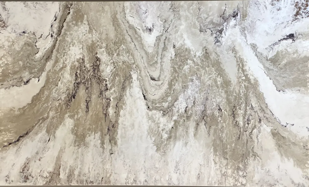 Paintings - Pearl Drift is an abstract painting created with acrylic on canvas - TURIK&ART (KSENIIA TURIK)