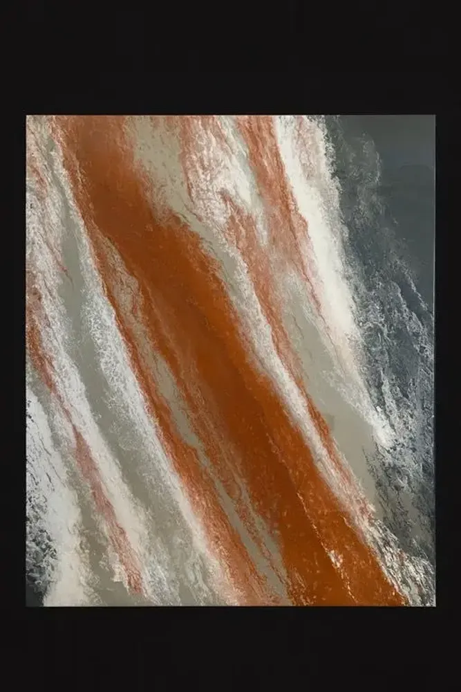 Tableaux - "Cooper" est une peinture abstraite à l’acrylique sur toile /resin - TURIK&ART (KSENIIA TURIK)