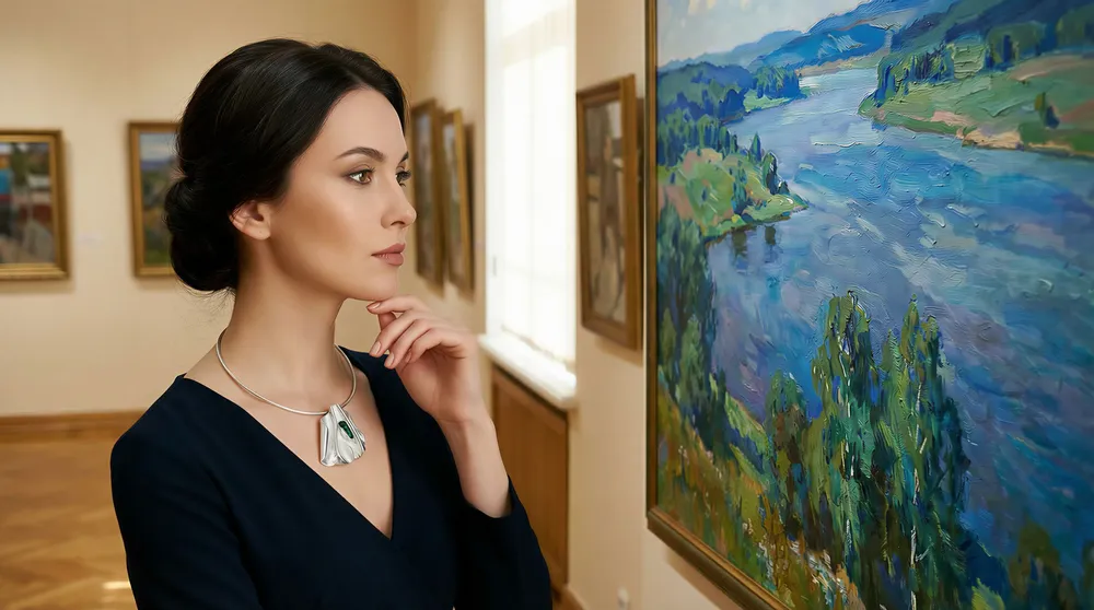 Jewelry - Cloud 9 Choker  Necklace - V UNIQUENESS FINE GREEK JEWELRY