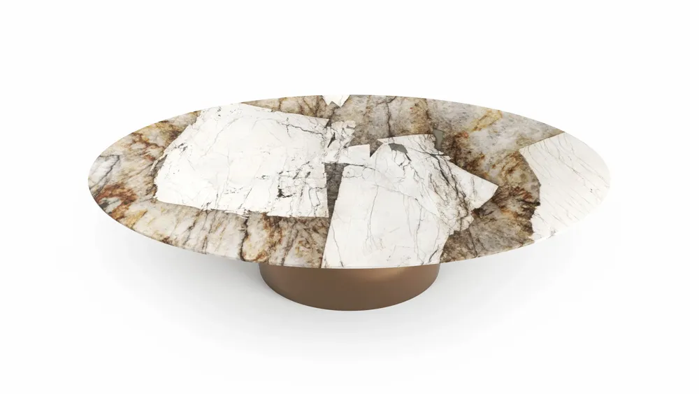 Dining Tables - Valleyra - Dining Tables - Patagonia Quartzite - 180X100X75 cm - STONE VALLEY