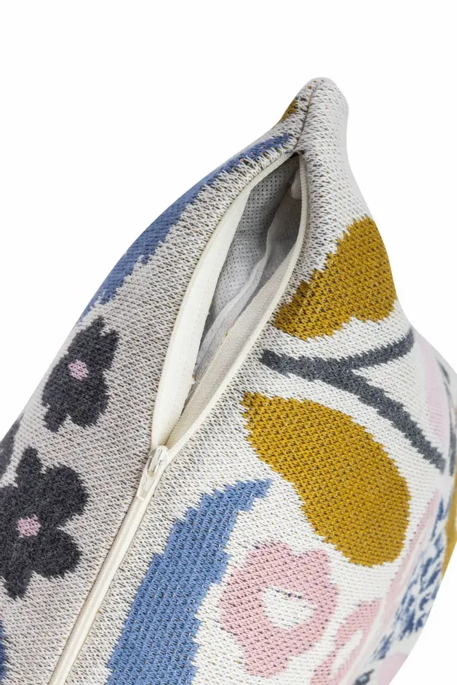 Couettes et oreillers  - Taie d'oreiller et couverture tricotée TIGRANA & LILAE FLEUR - TRANQUILLO