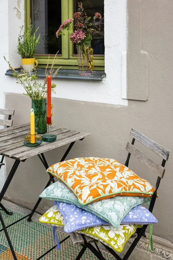 Coussins textile - Coussin de siège  BLOSSOM CHARM & LEAFY FOREST - TRANQUILLO