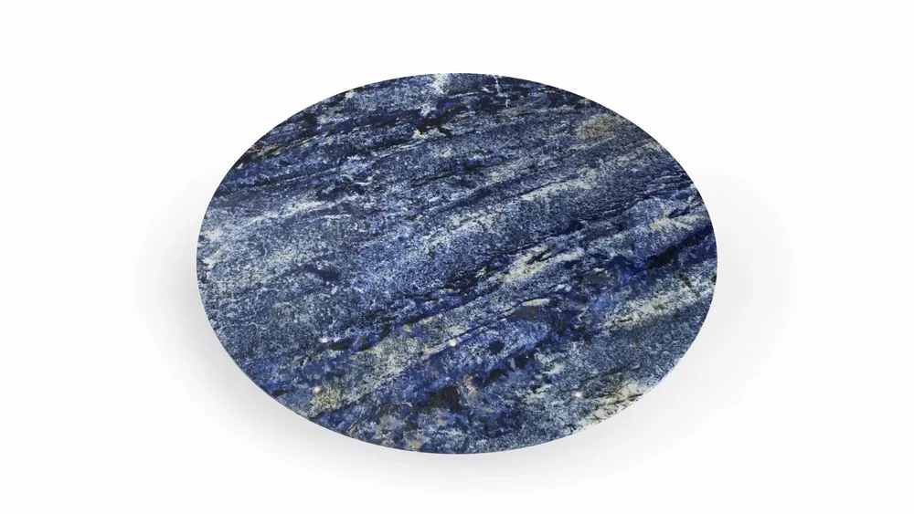 Tables Salle à Manger - Ocel - Tables à manger - Granit Blue Bahia - 120X120X75 cm - STONE VALLEY