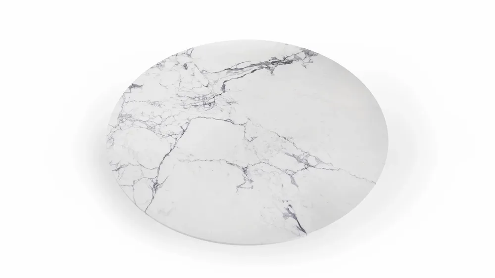 Tables Salle à Manger - Ocel - Tables à manger - Marbre Statuario Michelangelo Carrara - 150X150X75 cm - STONE VALLEY