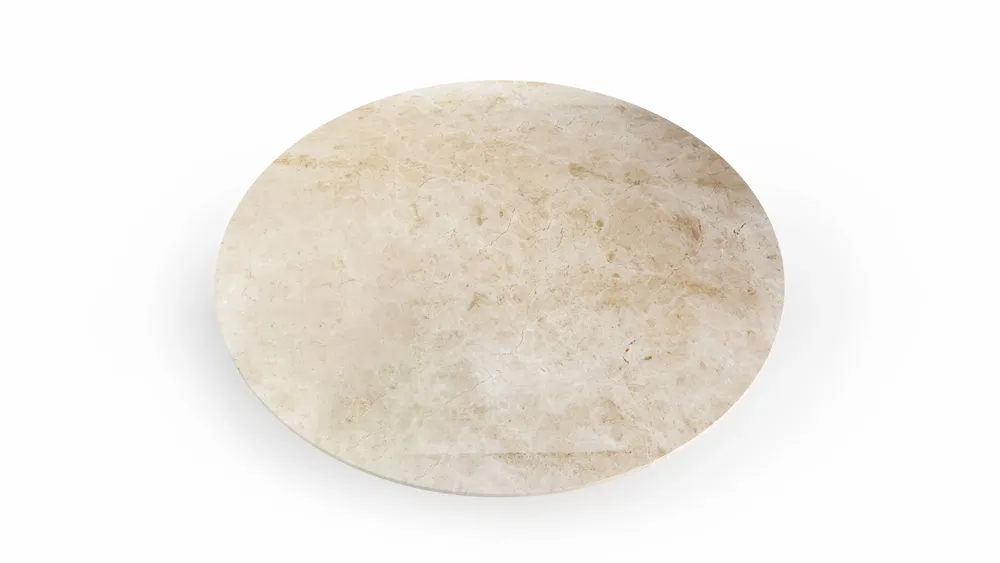 Dining Tables - Ocel - Dining Tables - Crema Marble - 180X180X75 cm - STONE VALLEY