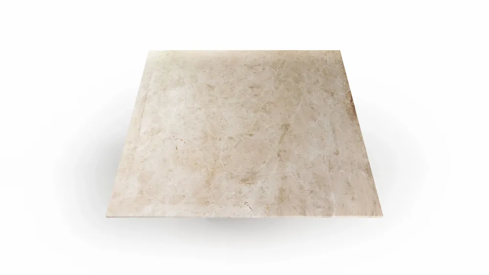 Tables Salle à Manger - Carrera - Tables à manger - Marbre Crema - 100X100X75 cm - STONE VALLEY