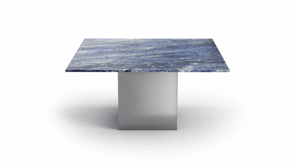 Tables Salle à Manger - Carrera - Tables à manger - Granit Blue Bahia - 150X150X75 cm - STONE VALLEY