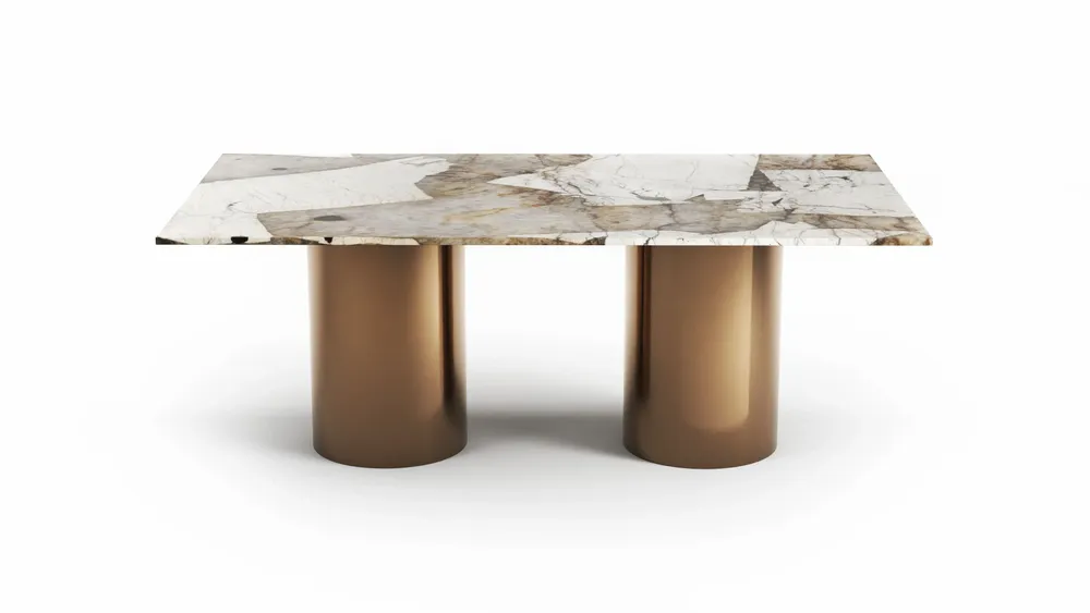 Dining Tables - Jaspura - Dining Tables - Patagonia Quartzite - 200X100X75 cm - STONE VALLEY